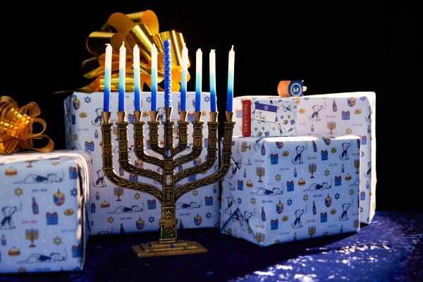 Hanukkah, holiday, candles Wallpaper 6435x4292