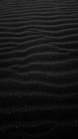 Black Volga, sand, black Wallpaper 640x1136