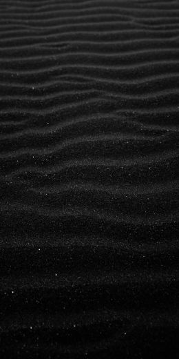 Black Volga, sand, black Wallpaper 720x1440