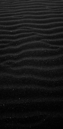 Black Volga, sand, black Wallpaper 1080x2220