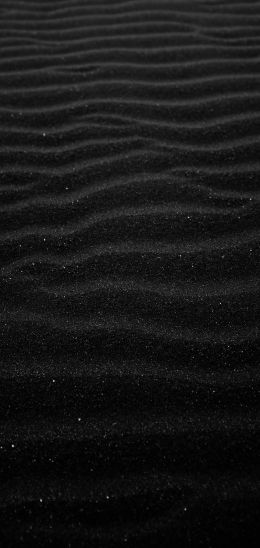 Black Volga, sand, black Wallpaper 720x1520