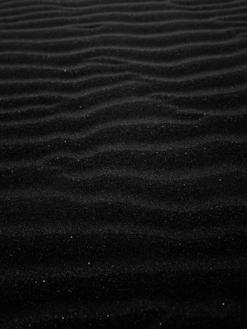 Black Volga, sand, black Wallpaper 1536x2048