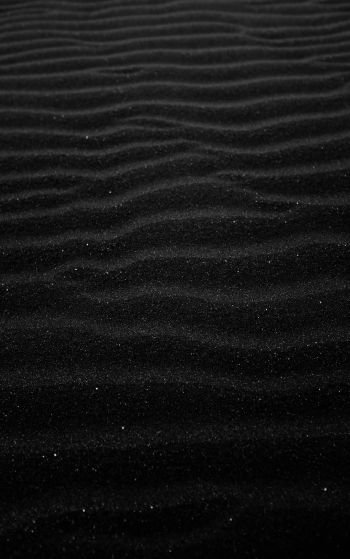 Black Volga, sand, black Wallpaper 1752x2800