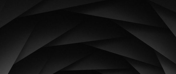 Black background, abstraction, minimalism Wallpaper 2560x1080