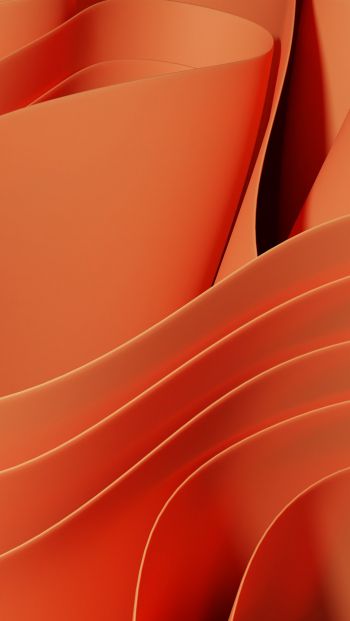 Juicy color, orange, abstraction Wallpaper 640x1136