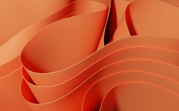 Обои 1920x1200 Сочный цвет, оранжевый, абстракция