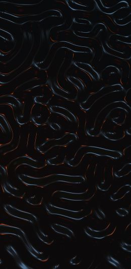 Abstraction, elements, black Wallpaper 1080x2220