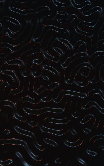 Abstraction, elements, black Wallpaper 1600x2560