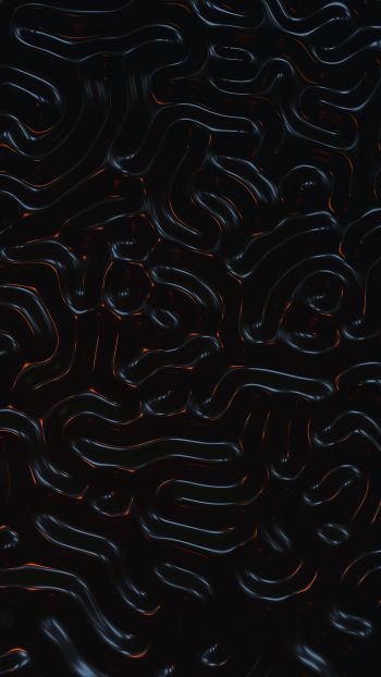 Abstraction, elements, black Wallpaper 750x1334