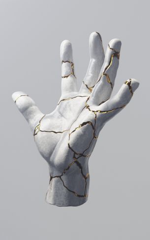 Hand, art, minimalism Wallpaper 800x1280