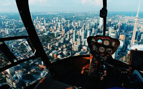 helicopter cockpit, helicopter, aviation Wallpaper 1920x1200