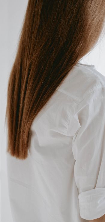 Girl, hair, aesthetics Wallpaper 720x1520