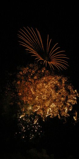 fireworks, night Wallpaper 720x1440