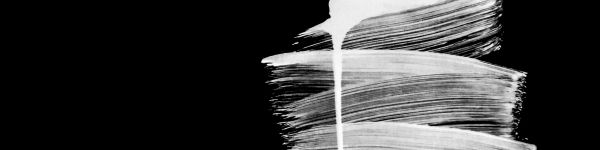 white paint, black background Wallpaper 1590x400