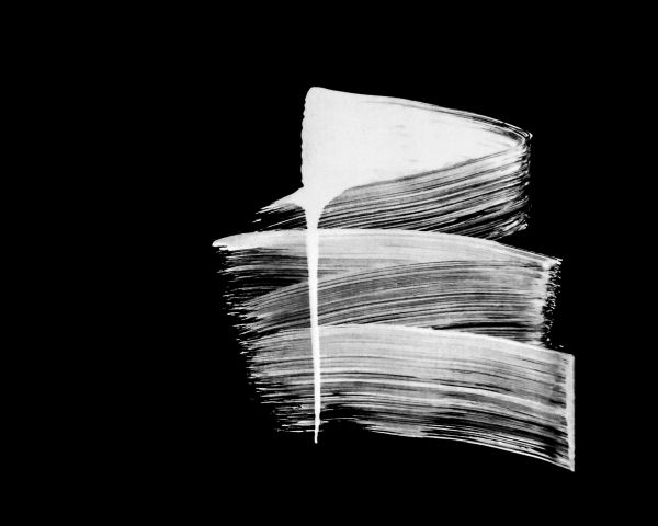 white paint, black background Wallpaper 1280x1024