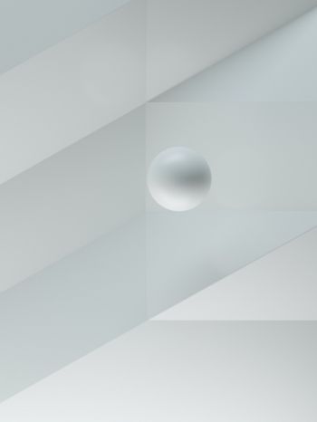 ball, 3D modeling Wallpaper 1536x2048