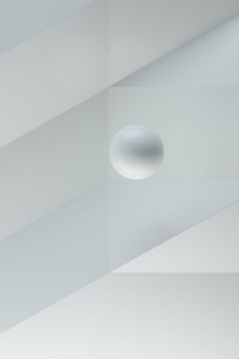ball, 3D modeling Wallpaper 640x960
