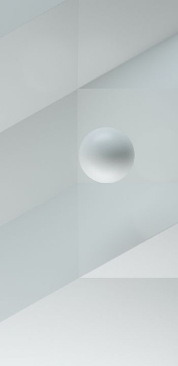 ball, 3D modeling Wallpaper 1080x2220