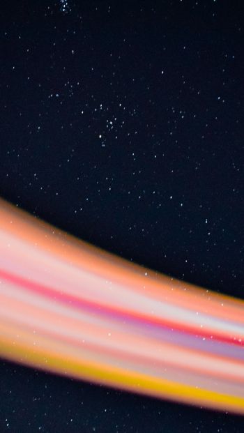 starry sky, bright colors Wallpaper 640x1136