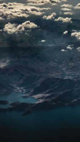 mountains, rocks, sea Wallpaper 640x1136