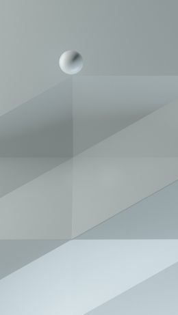 ball, geometry, minimalism Wallpaper 640x1136