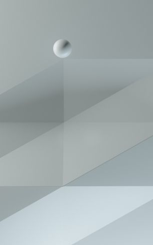 ball, geometry, minimalism Wallpaper 1200x1920