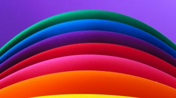 Spectrum, waves, rainbow Wallpaper 1280x720