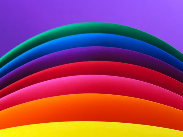 Spectrum, waves, rainbow Wallpaper 1024x768