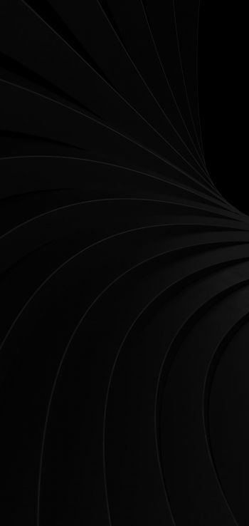 black background, abstraction Wallpaper 1440x3040