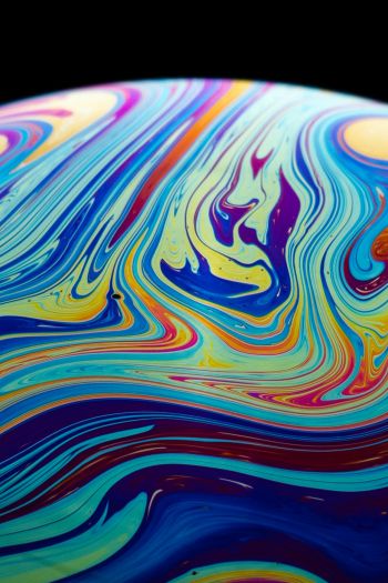 soap bubble, color, bright Wallpaper 640x960