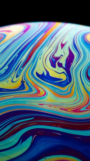 soap bubble, color, bright Wallpaper 720x1280