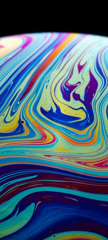 soap bubble, color, bright Wallpaper 720x1600