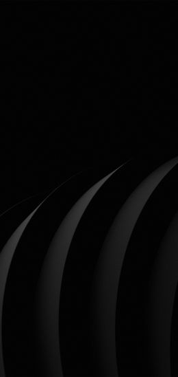 graphics, 3D modeling, black Wallpaper 1080x2280