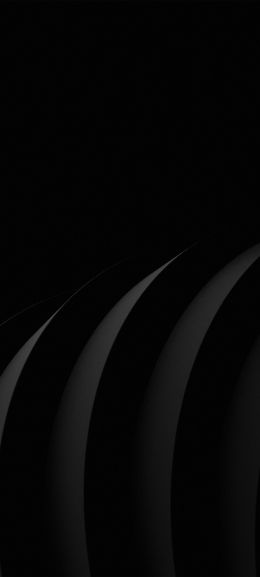 graphics, 3D modeling, black Wallpaper 1440x3200