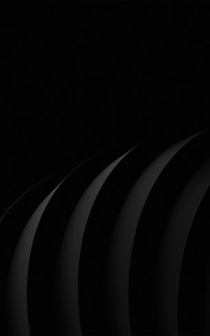 graphics, 3D modeling, black Wallpaper 1752x2800