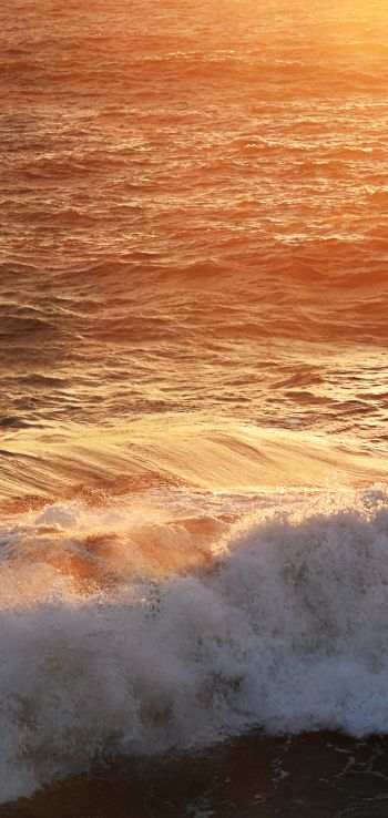 wave, sea, ocean Wallpaper 1080x2280