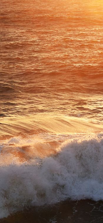 wave, sea, ocean Wallpaper 1080x2340