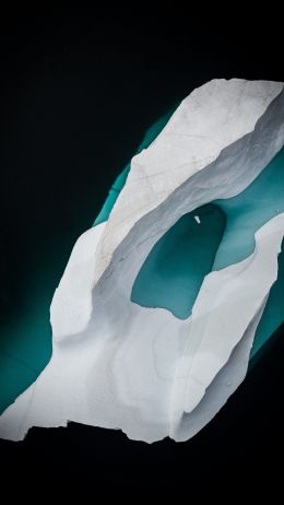 Обои 720x1280 айсберг, ледник