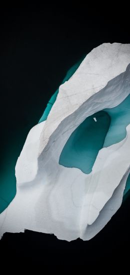 Обои 1080x2280 айсберг, ледник