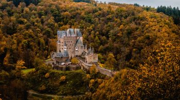 Обои 1600x900 Замок Эльц, Германия