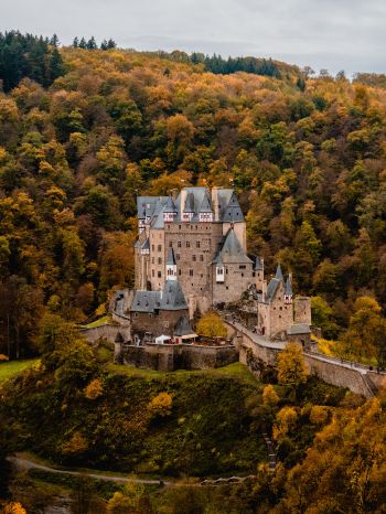 Обои 1620x2160 Замок Эльц, Германия