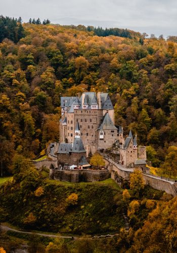 Обои 1668x2388 Замок Эльц, Германия
