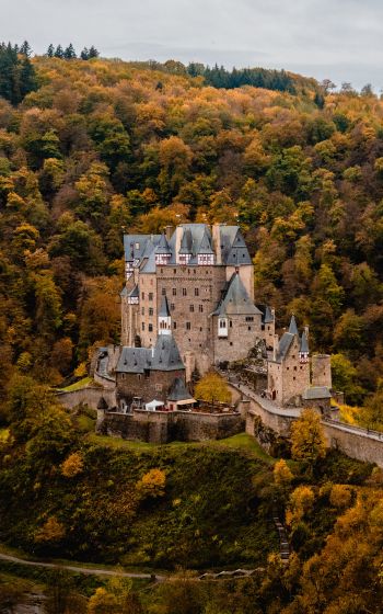 Обои 1600x2560 Замок Эльц, Германия