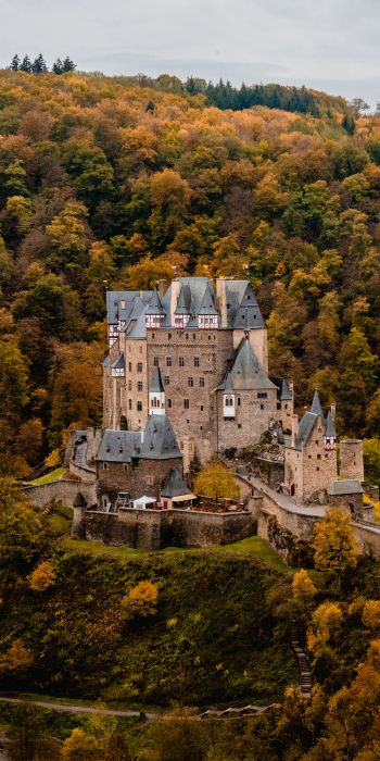 Обои 720x1440 Замок Эльц, Германия