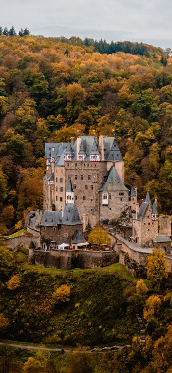 Обои 1080x2340 Замок Эльц, Германия