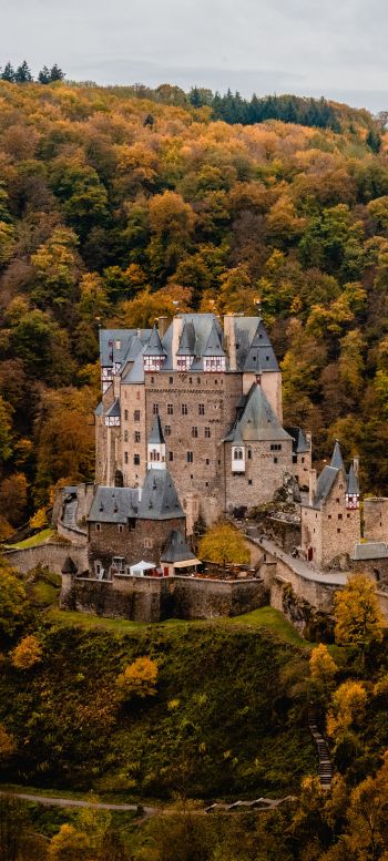 Обои 720x1600 Замок Эльц, Германия