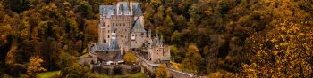 Обои 1590x400 Замок Эльц, Германия