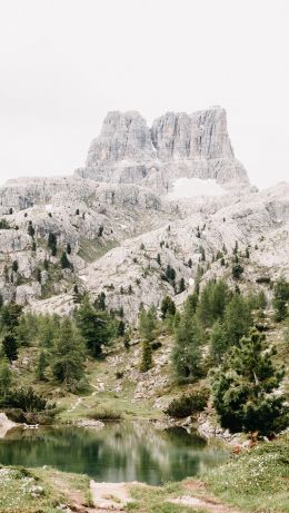 mountains, lake Wallpaper 640x1136