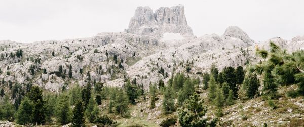 mountains, lake Wallpaper 3440x1440