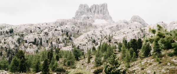 mountains, lake Wallpaper 2560x1080